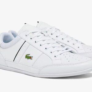 Lacoste Men's Chaymon Casual Sneakers Size 10 White/Black 742CMA0014147